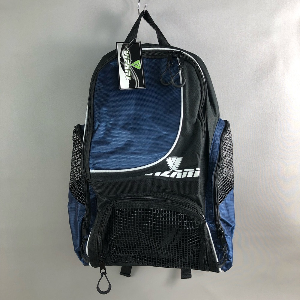 Vizari Solano Navy Blue and Black Sports Backpack